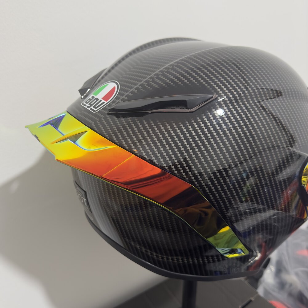 AGV PİSTA GP RR PARLAK KARBON RED GOLD TAKIM