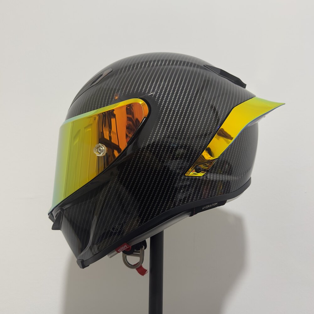 AGV PİSTA GP RR PARLAK KARBON RED GOLD TAKIM