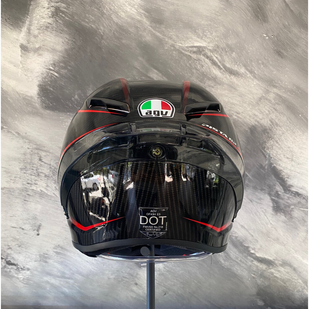 AGV PİSTA GP RR KARBON SİYAH KIRMIZI